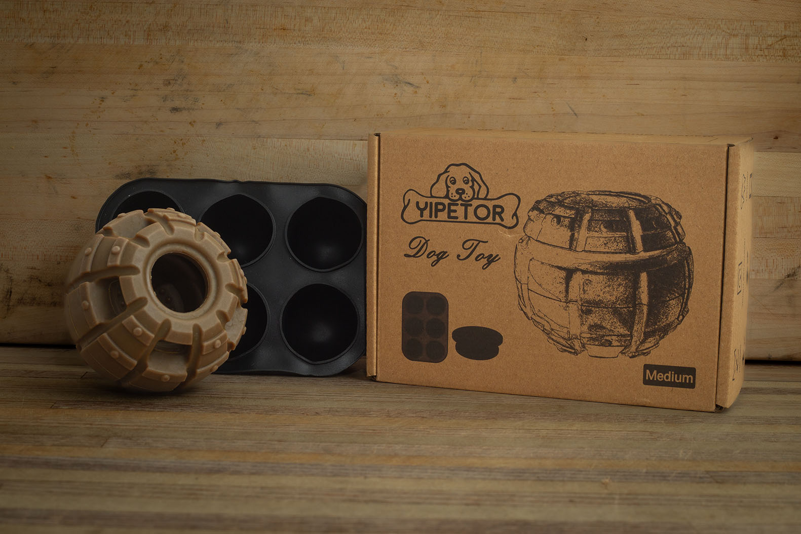 Yipetor Frozen Dog Treat Ball